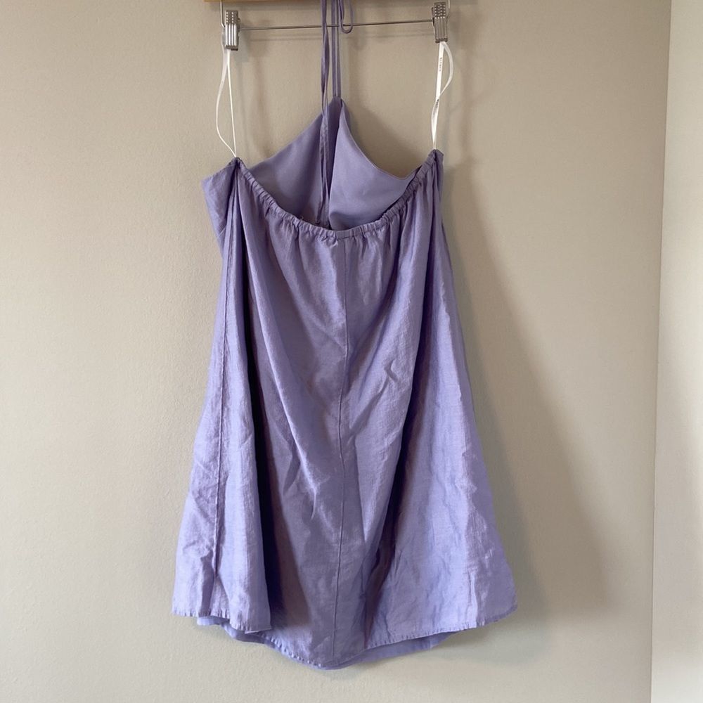 Eloquii Lilac Halter Minidress - Picture 6 of 8